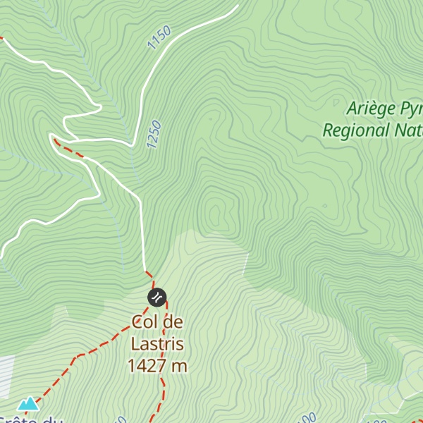 Map of Cime d'Amont