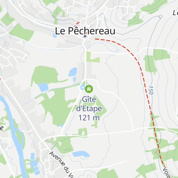 Map of Gîte d'Etape