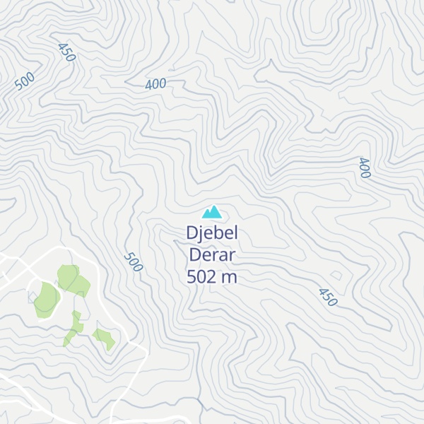 Map of Djebel Derar
