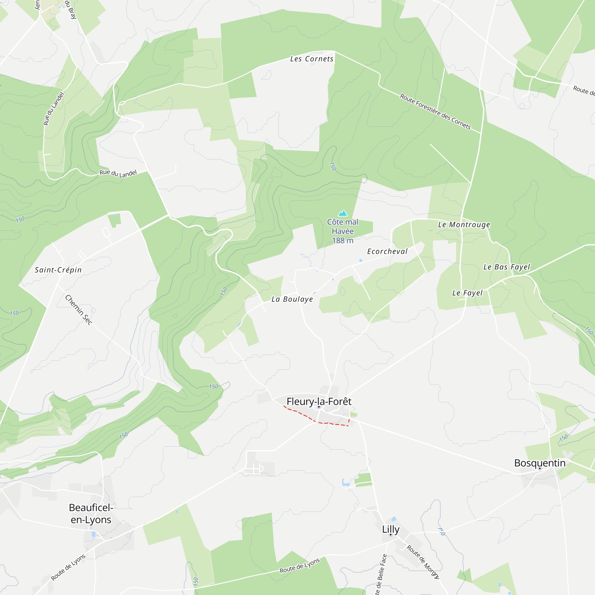 Gîte du pré Boulay map