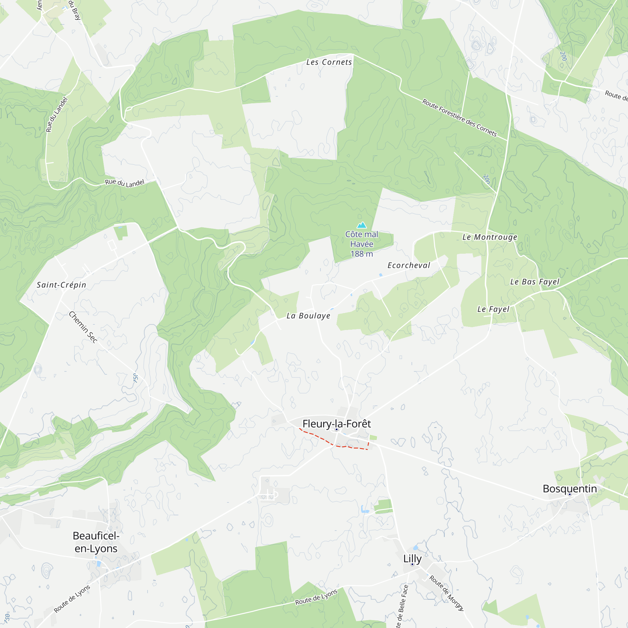 Gîte du pré Boulay map