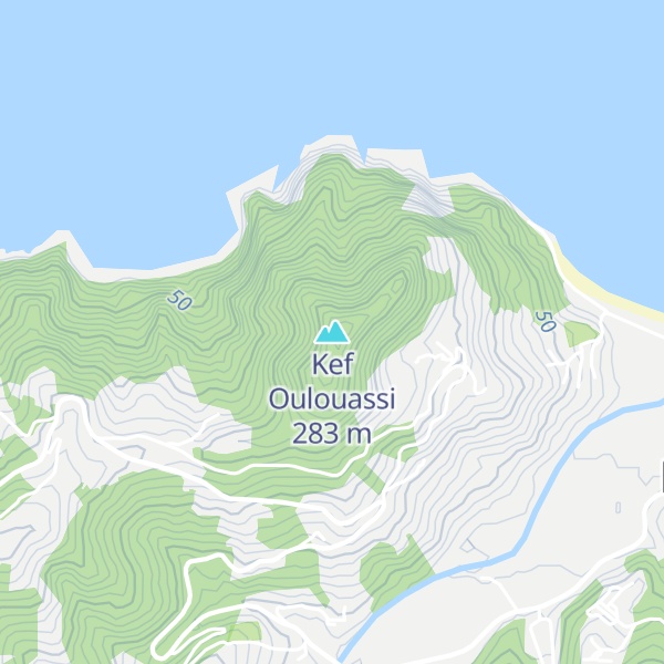 Map of Kef Oulouassi