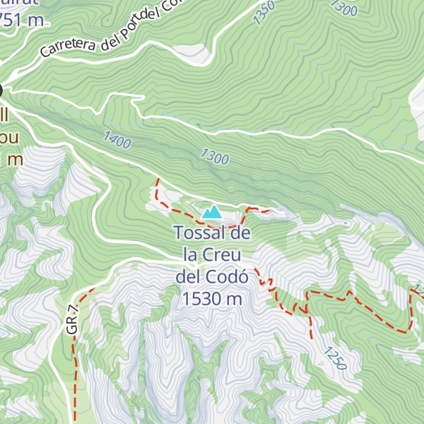 Map of Tossal de la Creu del Codó