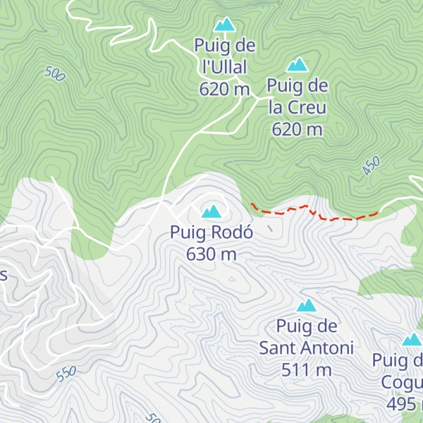Map of Puig Rodó