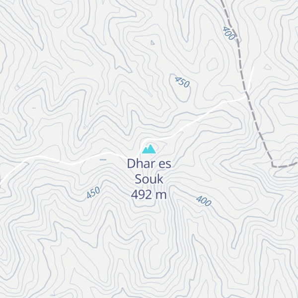 Map of Dhar es Souk