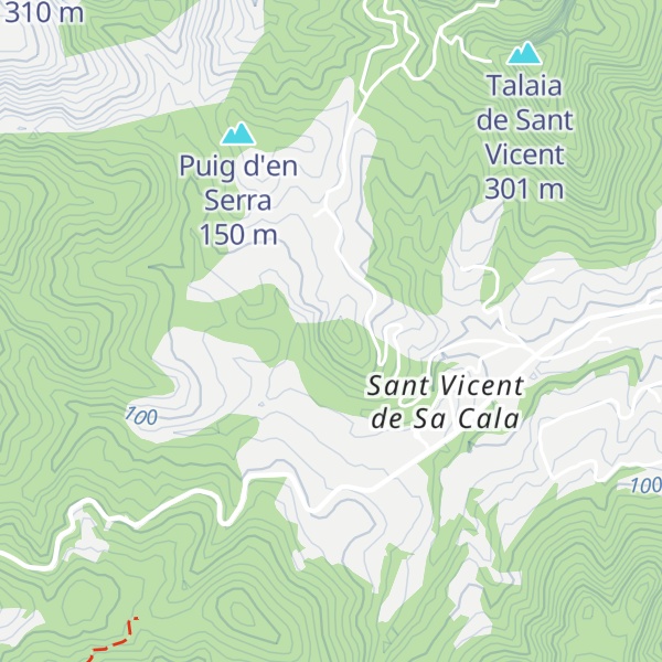 Map of Puig d'en Maians