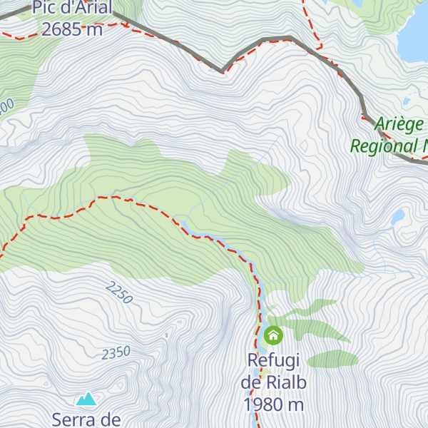 Map of Cabana dels Planells de Rialb