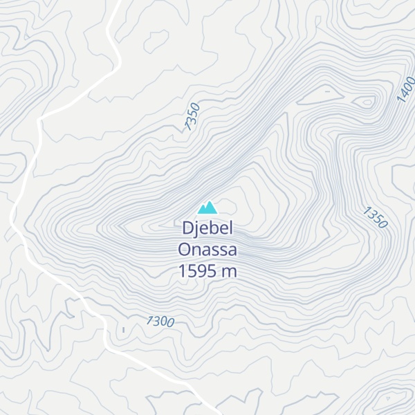 Map of Djebel Onassa
