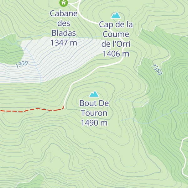 Map of Bout De Touron