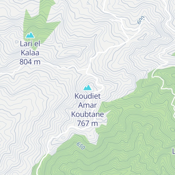 Map of Koudiet Amar Koubtane