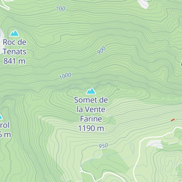 Map of Somet de la Vente Farine