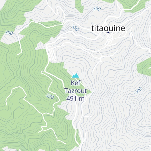 Map of Kef Tazrout