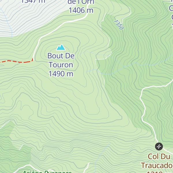 Map of Roc du Cap de la Caugue