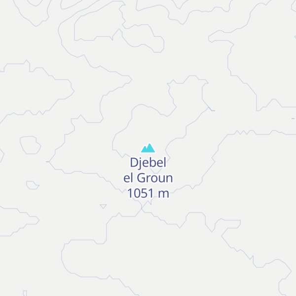 Map of Djebel el Groun