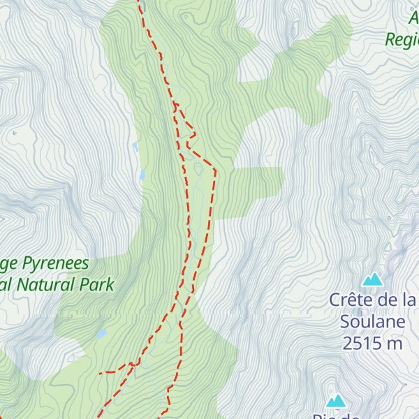 Map of Cabane de Peyregrand