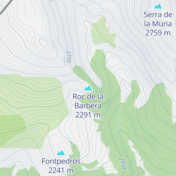 Map of Roc de la Barbera
