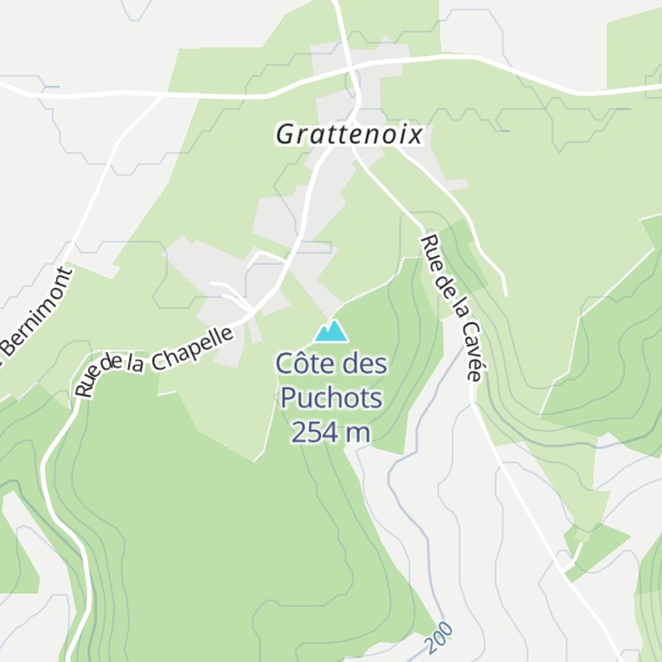 Map of Côte des Puchots