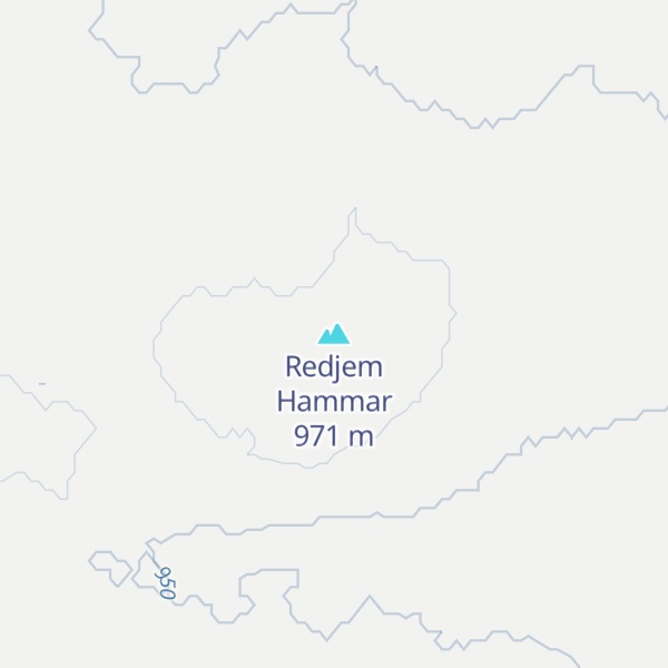 Map of Redjem Hammar