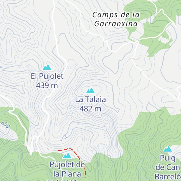 Map of La Talaia