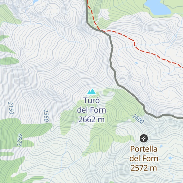 Map of Turó del Forn