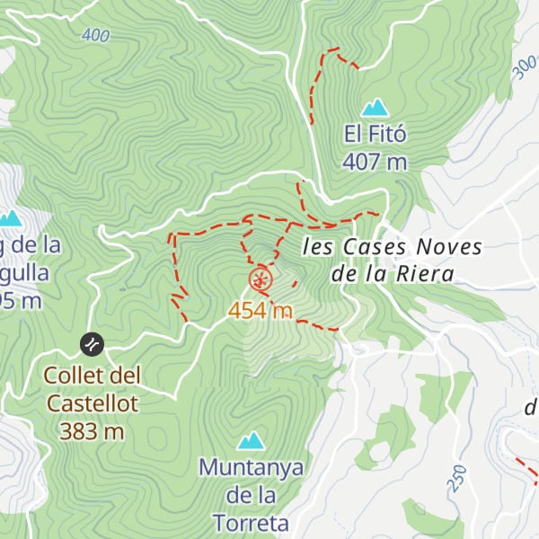 Map of El Castellot
