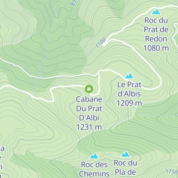 Map of Cabane Du Prat D'Albi