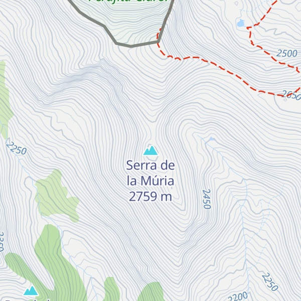 Map of Serra de la Múria