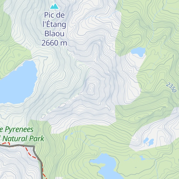 Map of Pic de Thoumasset