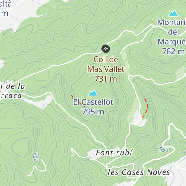 Map of El Castellot