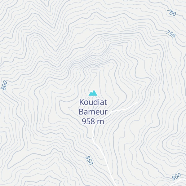 Map of Koudiat Bameur