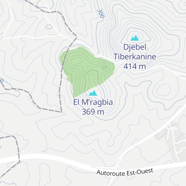 Map of El M’ragbia