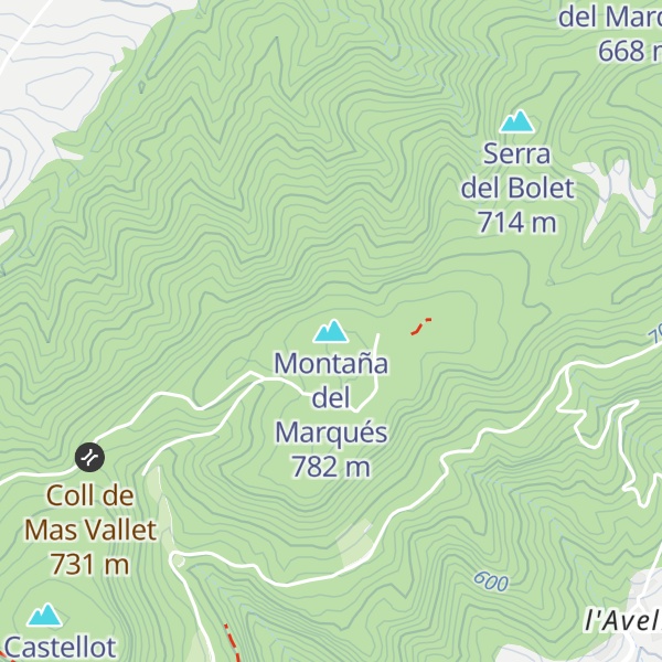 Map of Montaña del Marqués