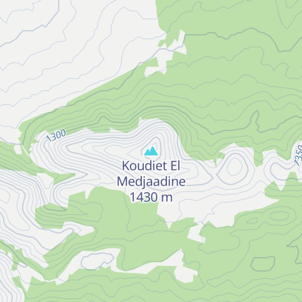 Map of Koudiet El Medjaadine