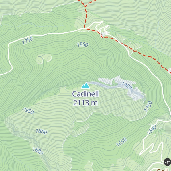 Map of Cadinell