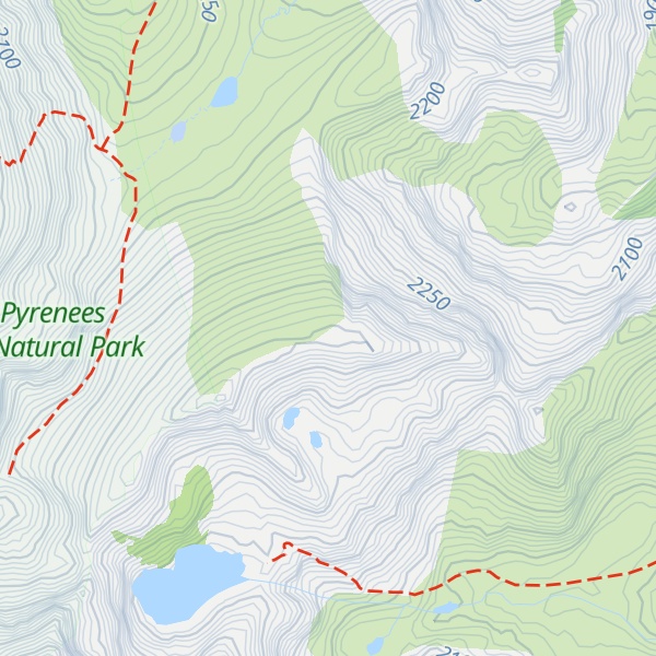 Map of Pic de Mille Roques