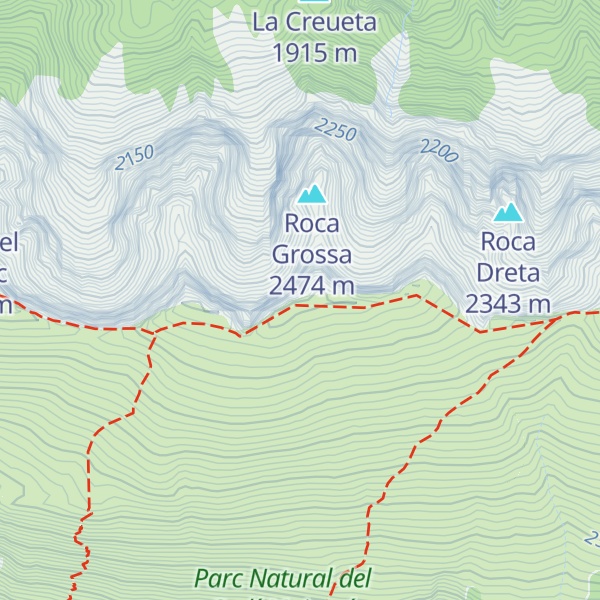 Map of Pujolar de Roca Grossa