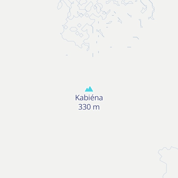 Map of Kabiéna