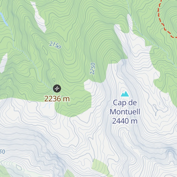 Map of Refugi dels Agols