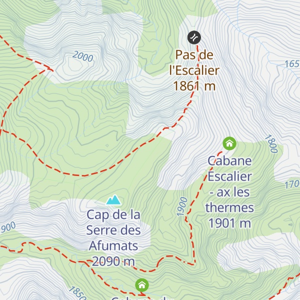 Map of Cap de la Serre de l'Escalier