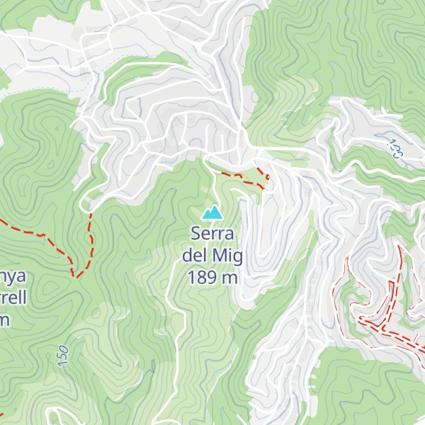 Map of Serra del Mig