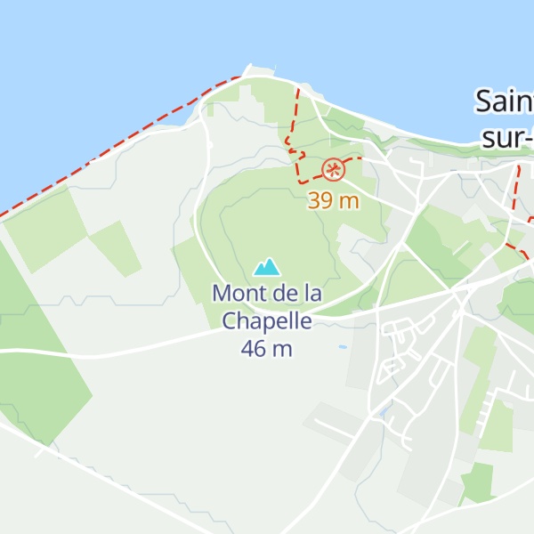 Map of Mont de la Chapelle