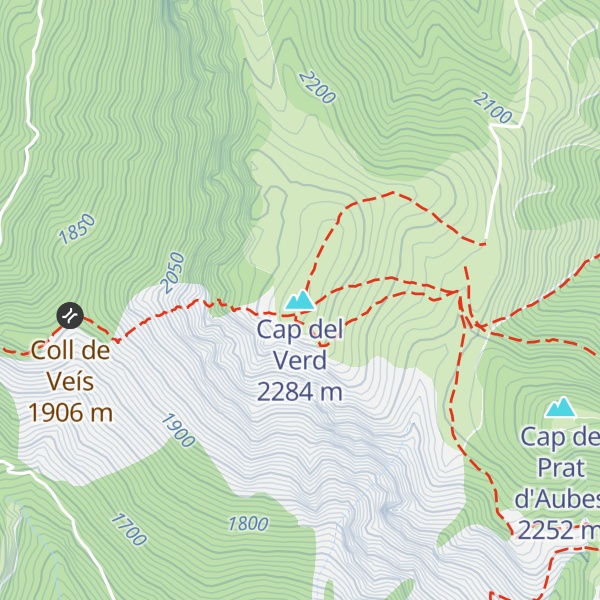 Map of Cap del Verd
