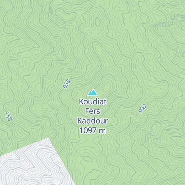 Map of Koudiat Fers Kaddour