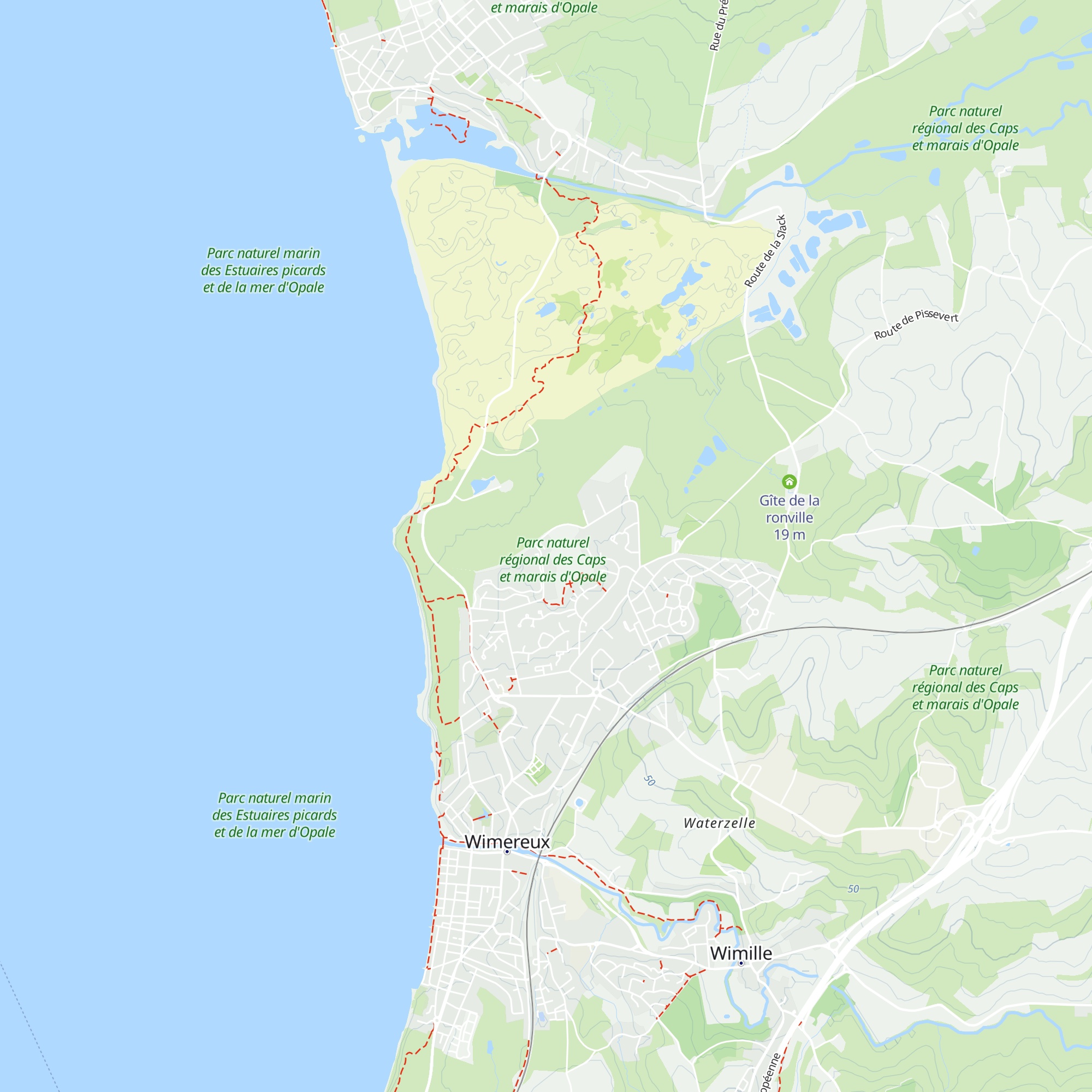 Gîte La Pointe aux Oies map