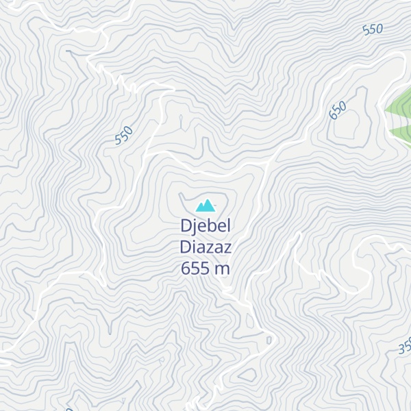 Map of Djebel Diazaz