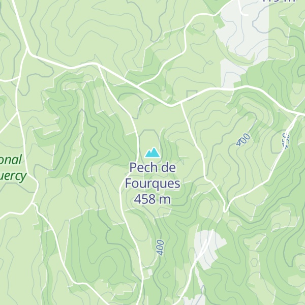 Map of Pech de Fourques