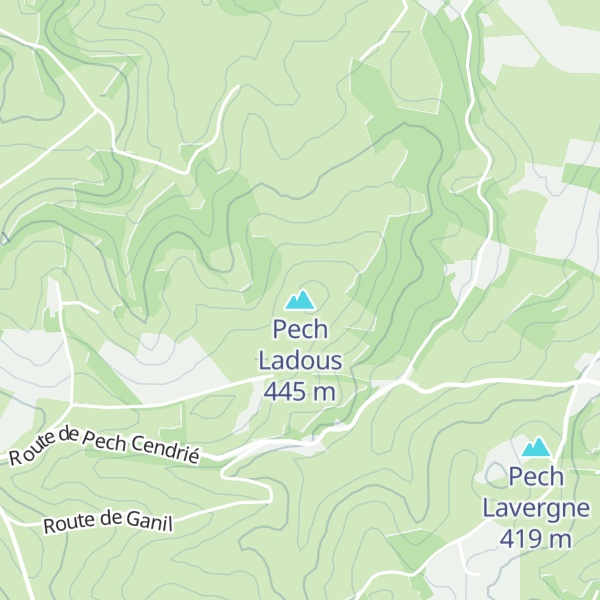 Map of Pech Ladous