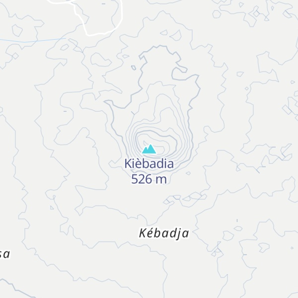Map of Kièbadia