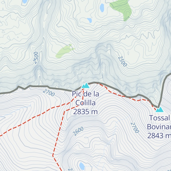 Map of Pic de la Colilla