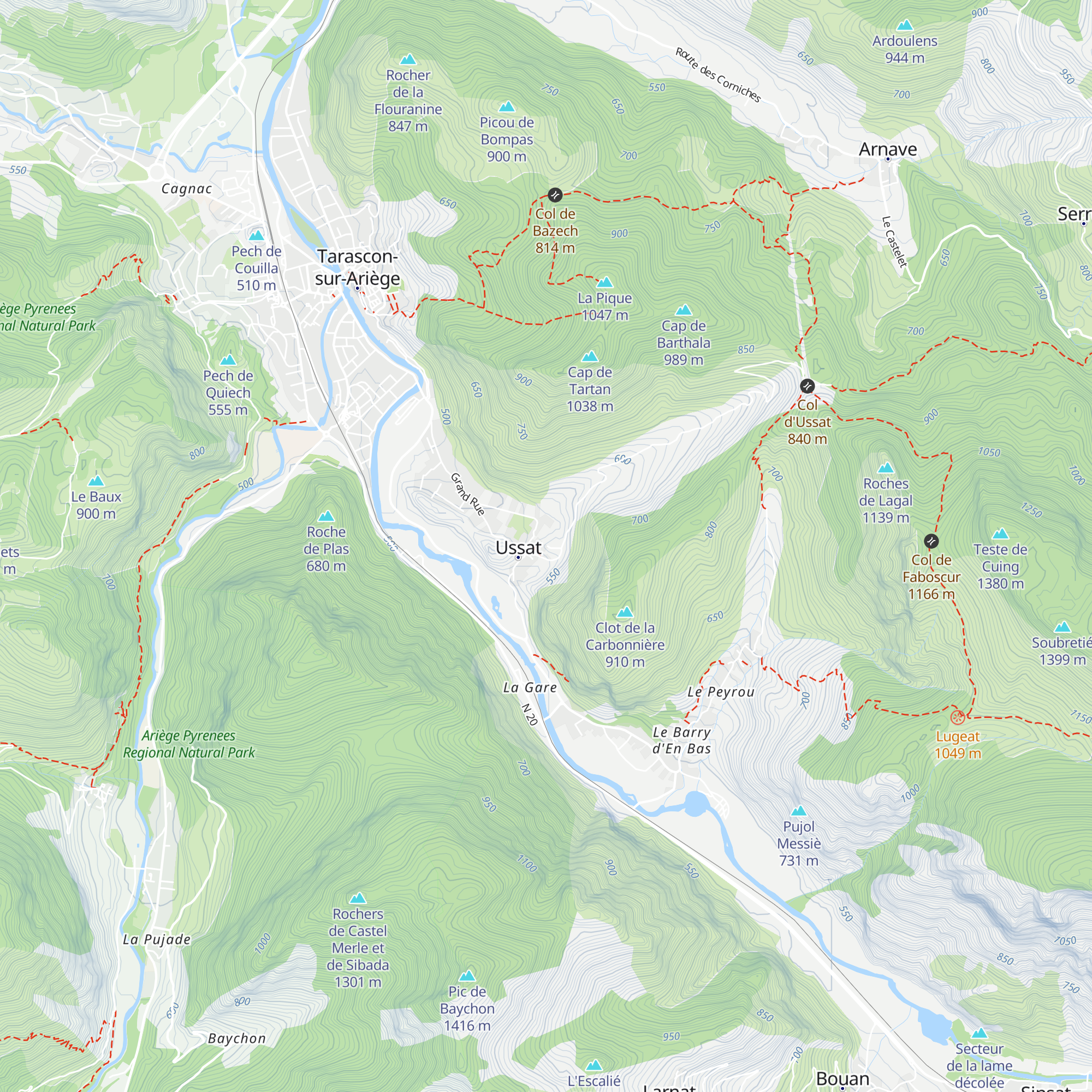Gîte du couchant map